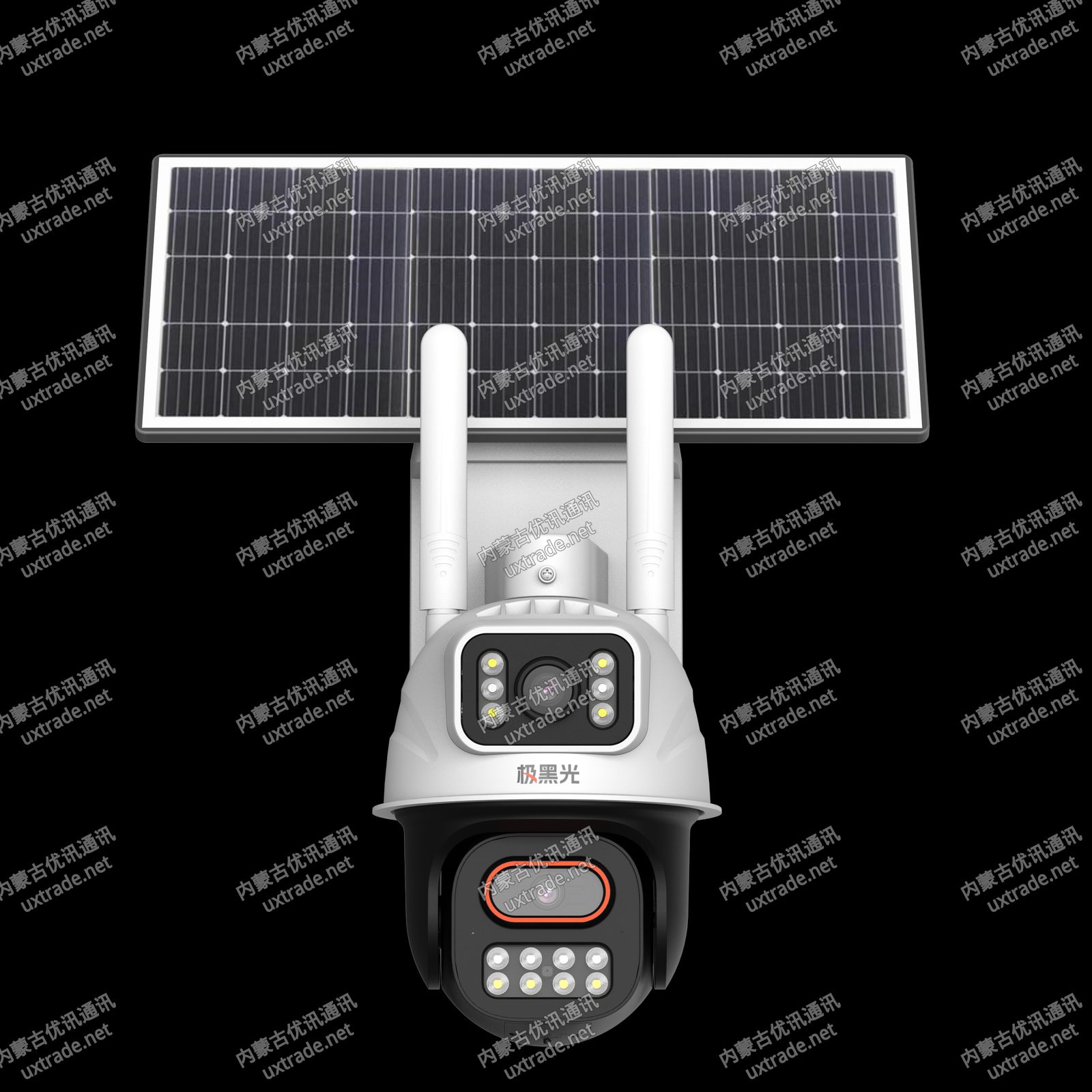 极黑光800万4G低功耗枪球太阳能套装